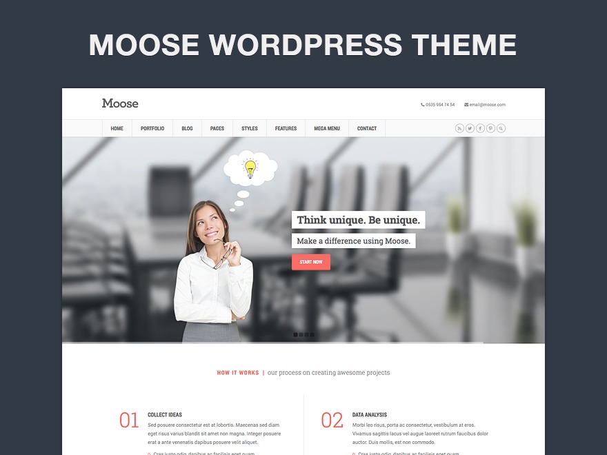 Theme WordPress Moose - Multipurpose Responsive WordPress Theme Theme WordPress Moose - Multipurpose Responsive WordPress Theme