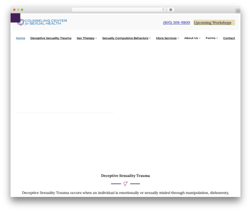 Icon separator WordPress plugin - counselingcenterforsexualhealth.com