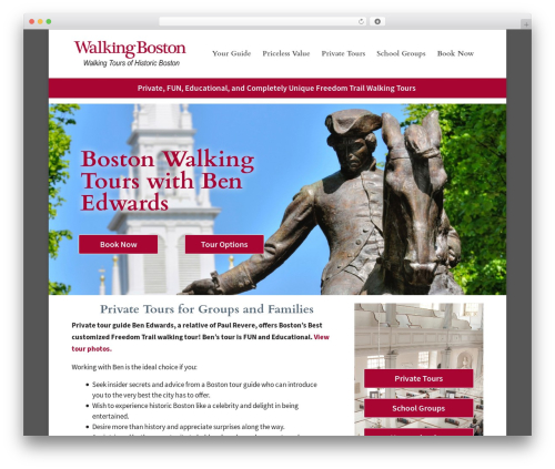 Social follow plus module WordPress plugin - walkingboston.com