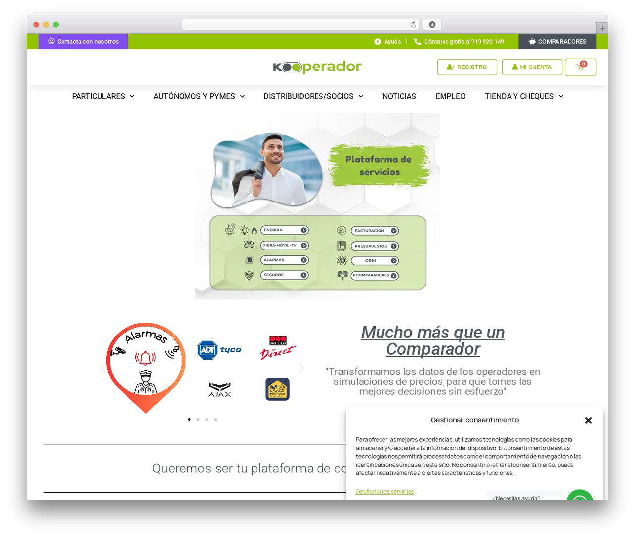 WordPress theme Essentials - kooperador.es