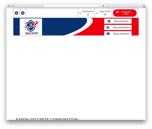 WordPress theme OceanWP - exponsecuritecorporation.fr