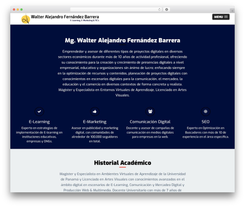 WordPress theme OneEngine - waloart.com