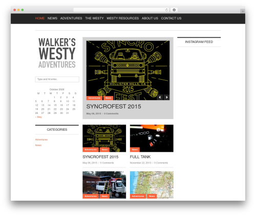 WP theme EightyTwenty - walkerswesty.com