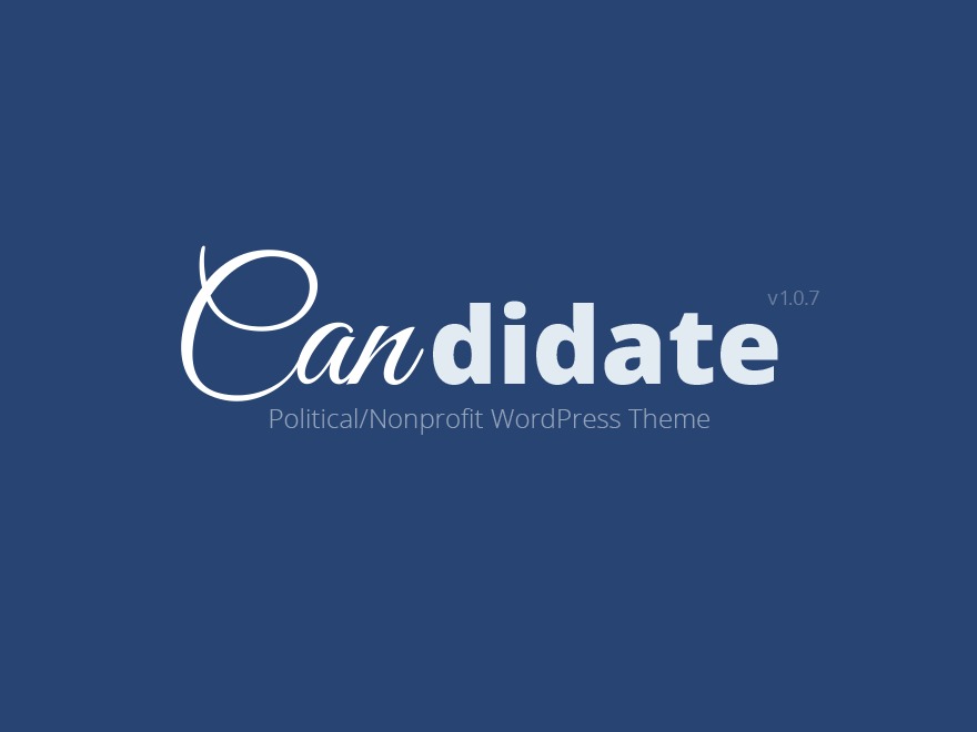 Best WordPress theme Candidate (shared on wplocker.com) by Designed by mad_velikorodnov
