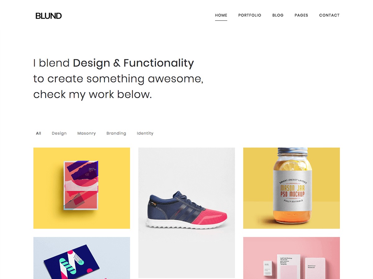 Blund WordPress theme by LionCoders