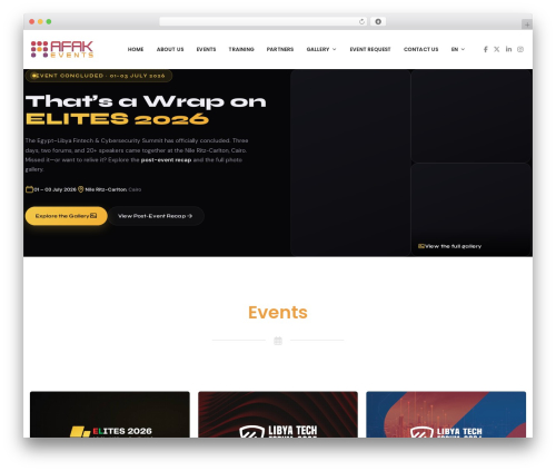 Eventchamp WP theme - afakevents.com