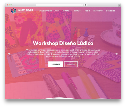 Exqute WordPress theme - quimeraestudio.cl