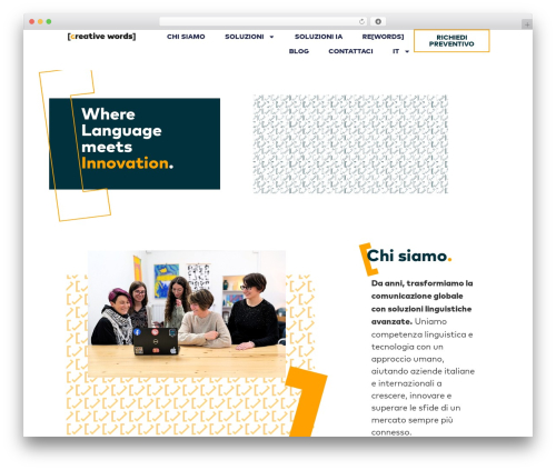 Hello Elementor WordPress theme - creative-words.com