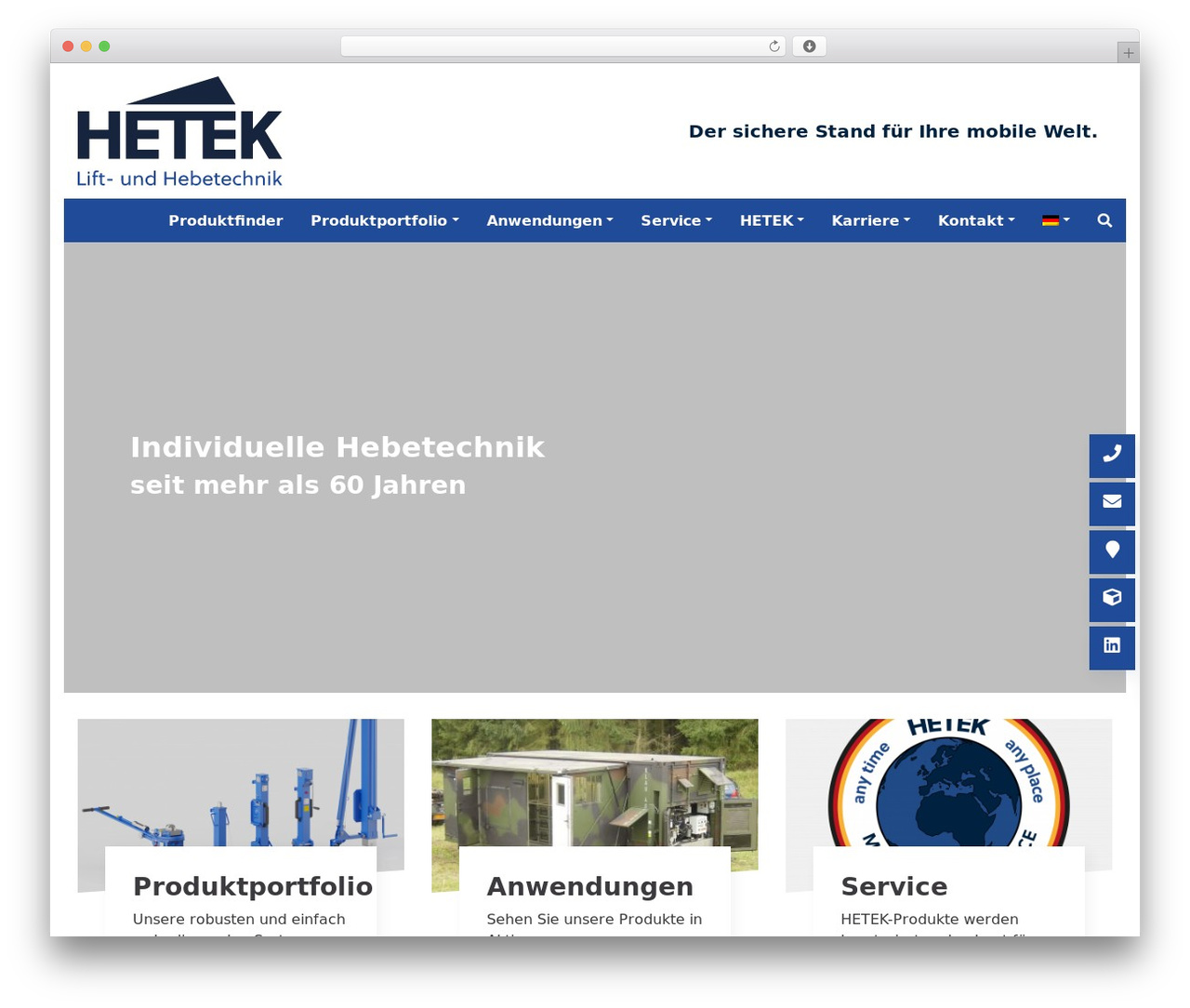 HETEK theme WordPress - hetek.de