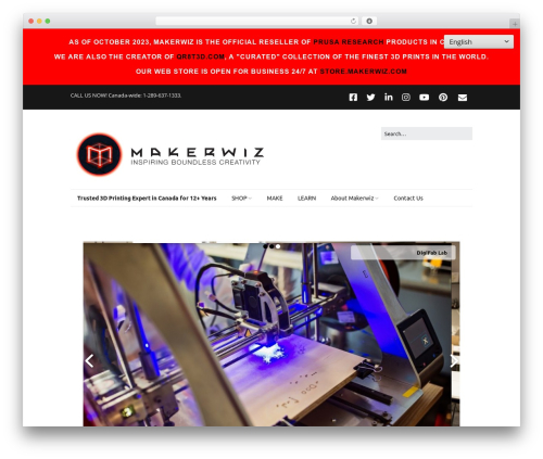 Make WordPress theme - makerwiz.com