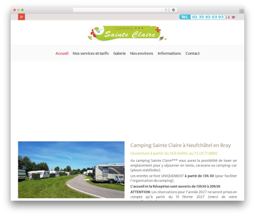 marketplus theme WordPress - camping-sainteclaire.com