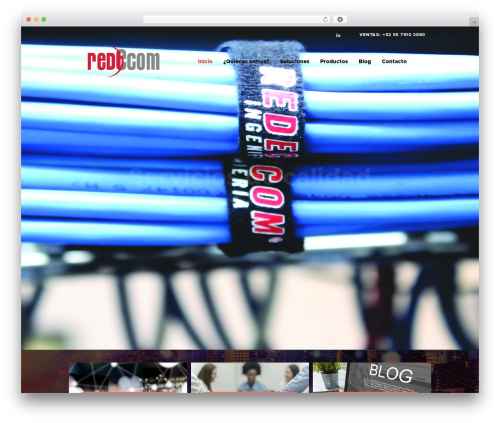 MaxiNet WordPress theme - redecom.net