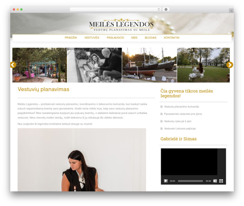 Preus Plus WordPress theme - meileslegendos.lt
