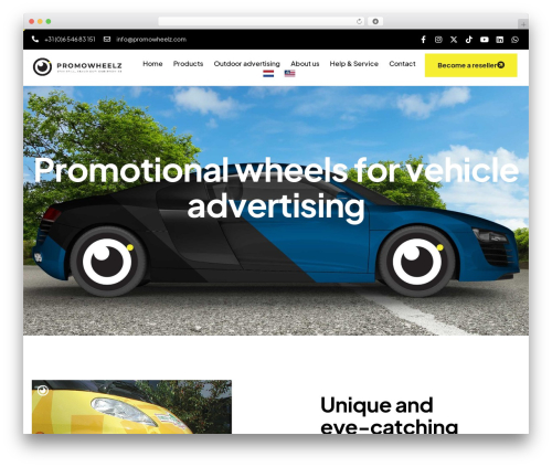 Soare WordPress theme - promowheelz.com