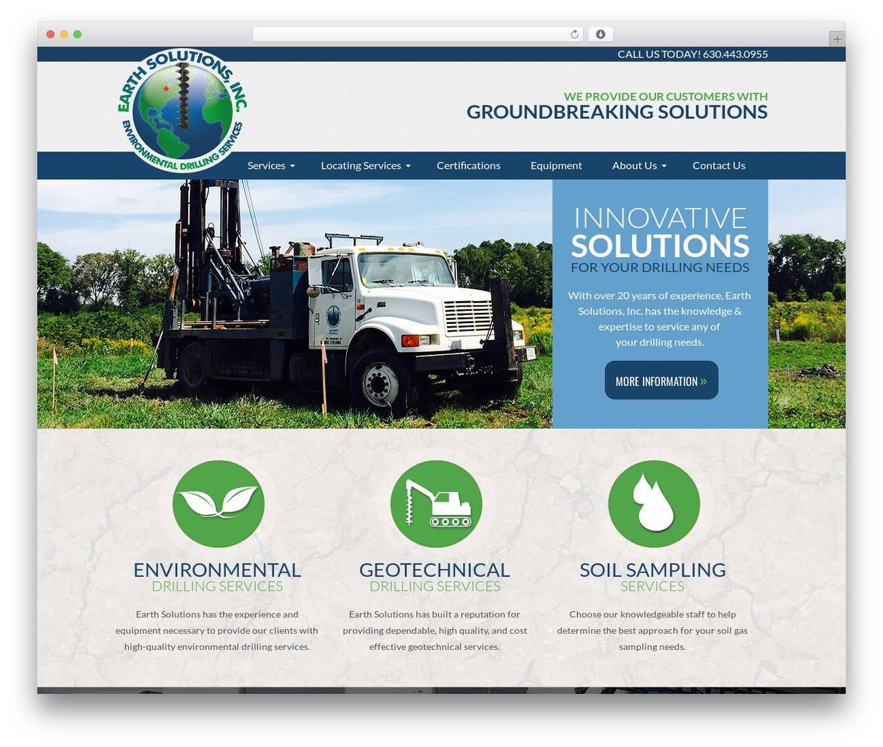 VFS WordPress theme - myearthsolutions.com