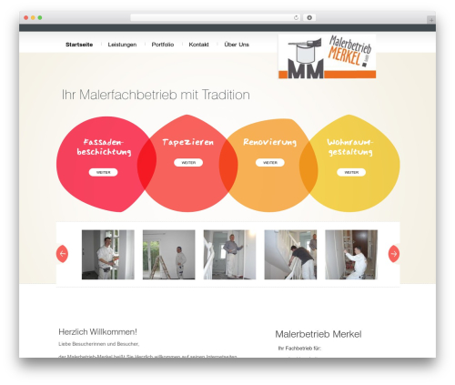 WordPress Theme 1088 WP theme - malerbetrieb-merkel.de
