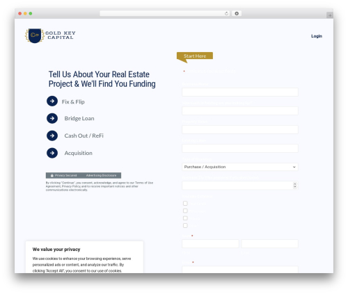 WordPress theme Suki - goldkeycapital.com