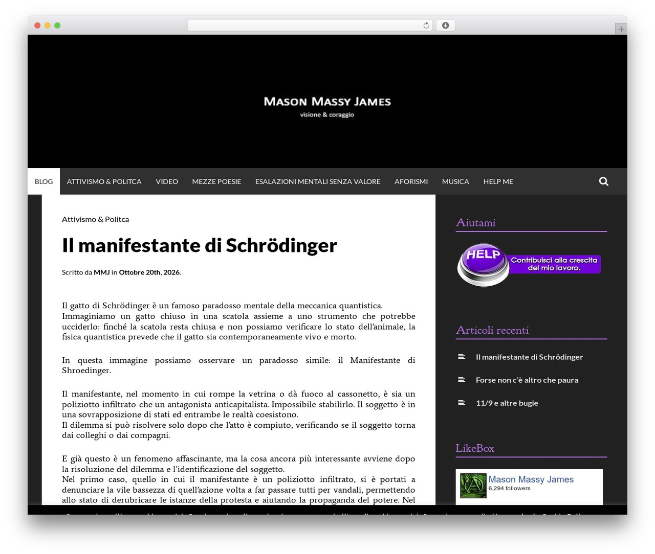 WP theme Simone - masonmassyjames.it/blog WP theme Simone - masonmassyjames.it/blog