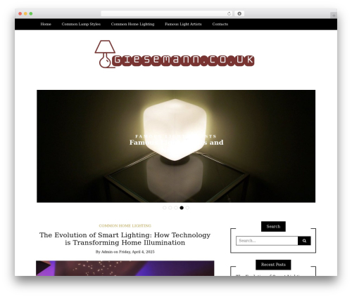 Writee WordPress theme - giesemann.co.uk
