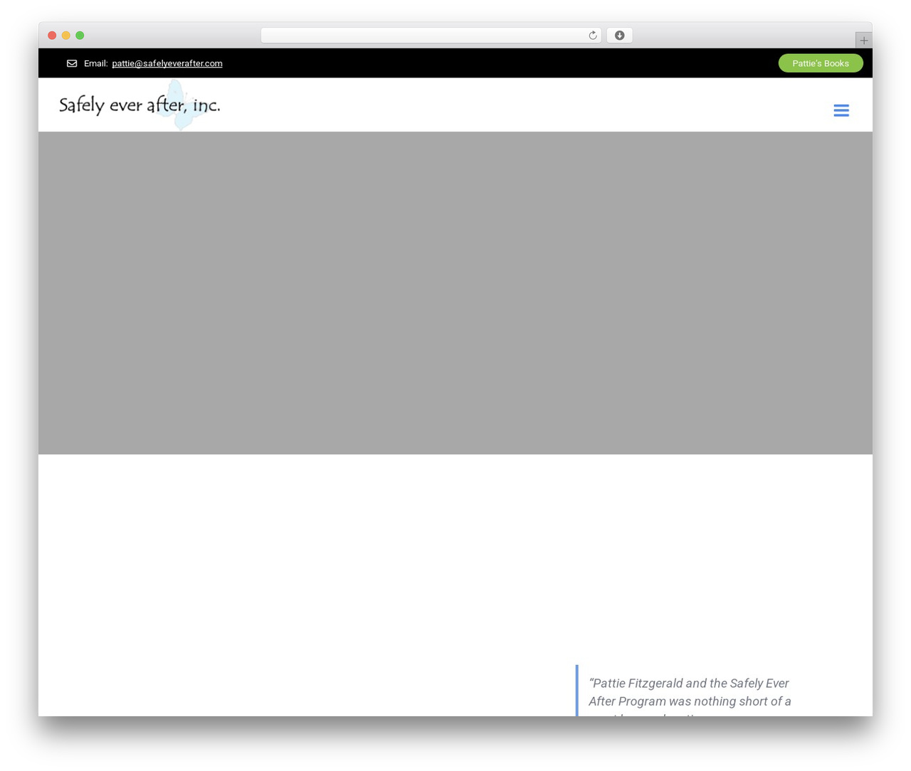 Avada WordPress theme - safelyeverafter.com