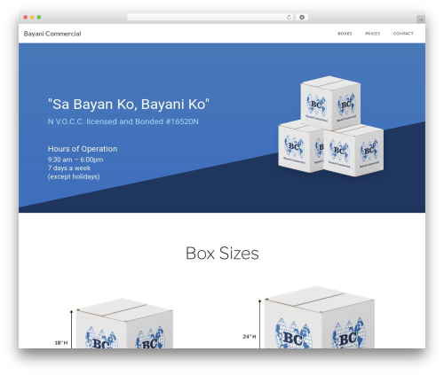 CapeOne WordPress theme - bayanicommercial.com