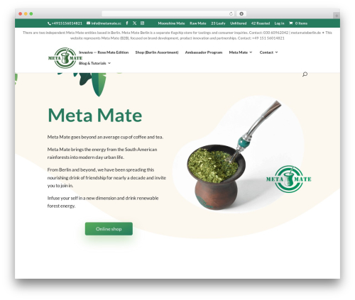 Divi WordPress theme - metamate.cc