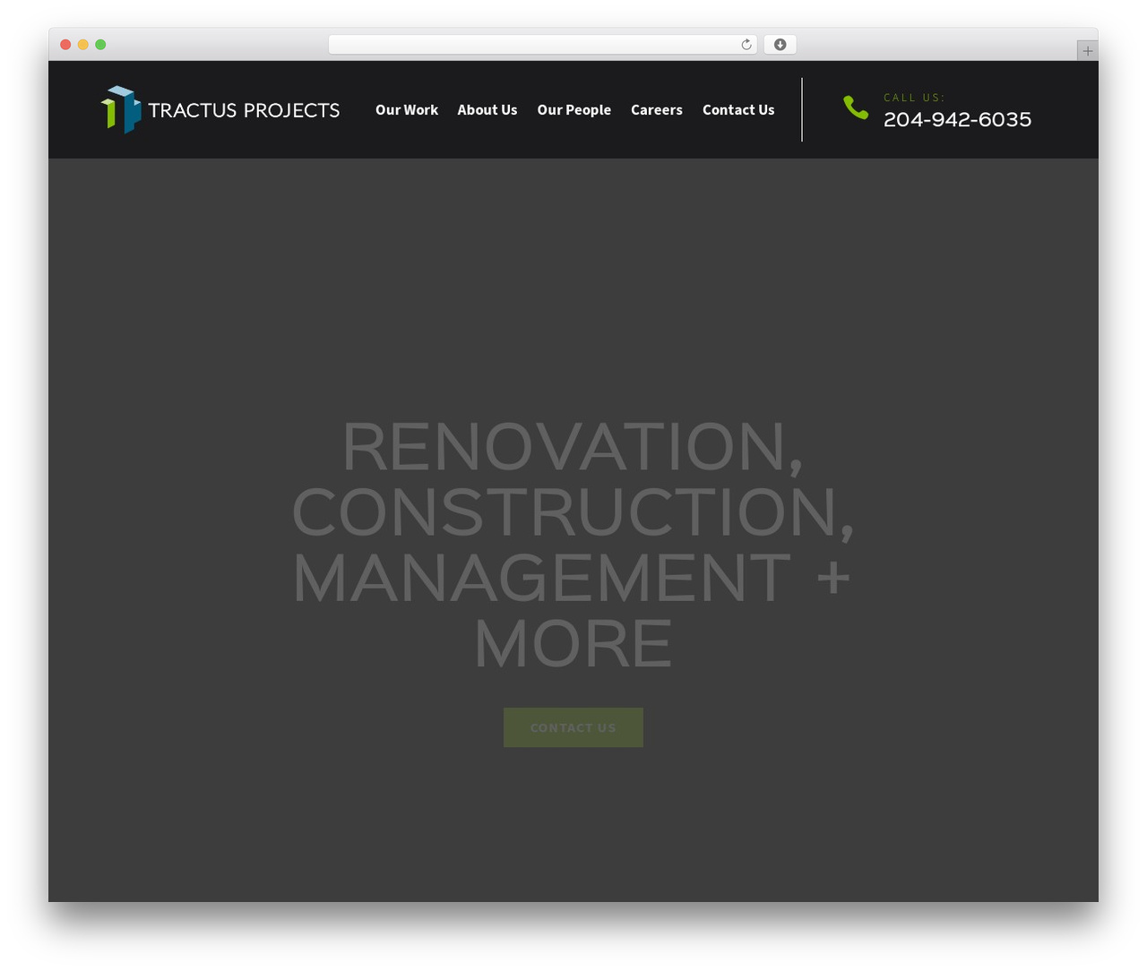 Divi WordPress theme - tractusprojects.com
