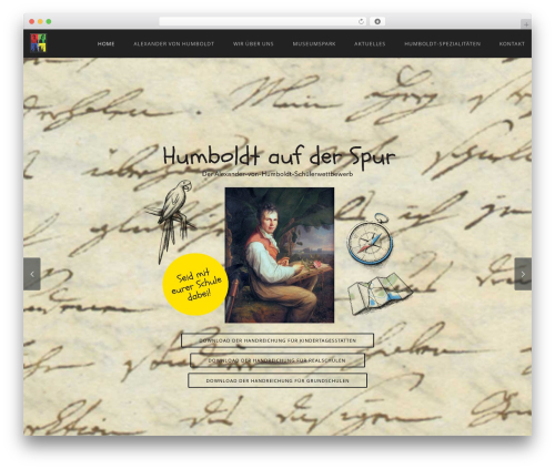 Eight Degree premium WordPress theme - humboldt-kulturforum.de