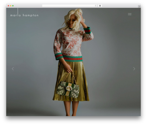 Marlo Hampton WordPress theme - marlohampton.com