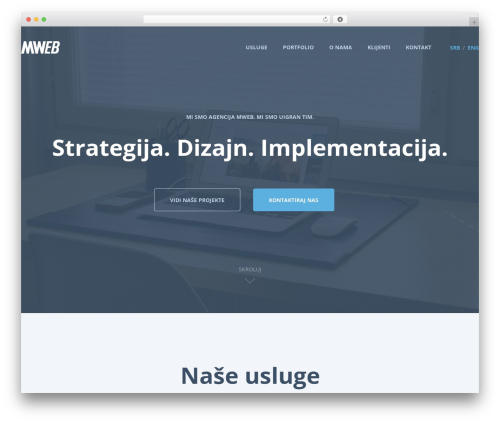MWEB custom tmp theme WordPress - mweb.rs