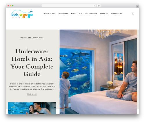 Nomady WordPress theme - kids-agogo.com