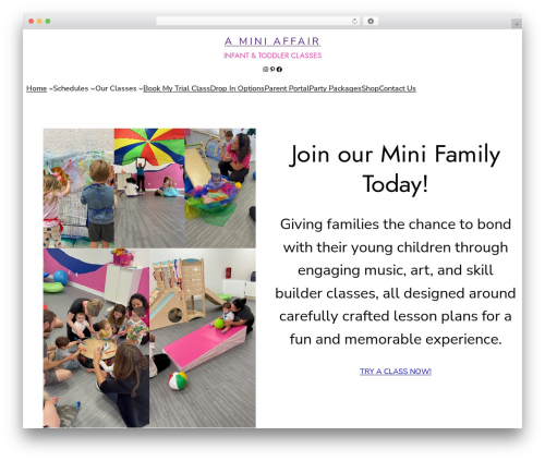 Ona theme WordPress free - miniaffair.com