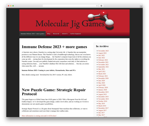 Responsive Pro WordPress theme - molecularjig.com