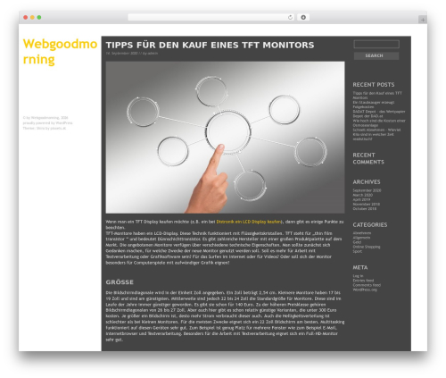 Shiro theme WordPress - webgoodmorning.com Shiro theme WordPress - webgoodmorning.com