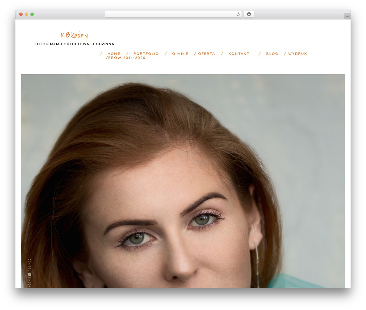 Shutter WordPress theme - kbkadry.pl