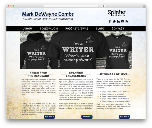 Twitget (twitget) free WordPress plugin - markcombsauthor.com Twitget (twitget) free WordPress plugin - markcombsauthor.com
