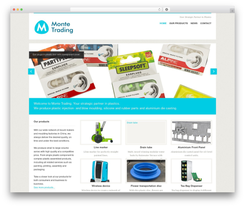 Studeo WordPress theme - montetrading.com