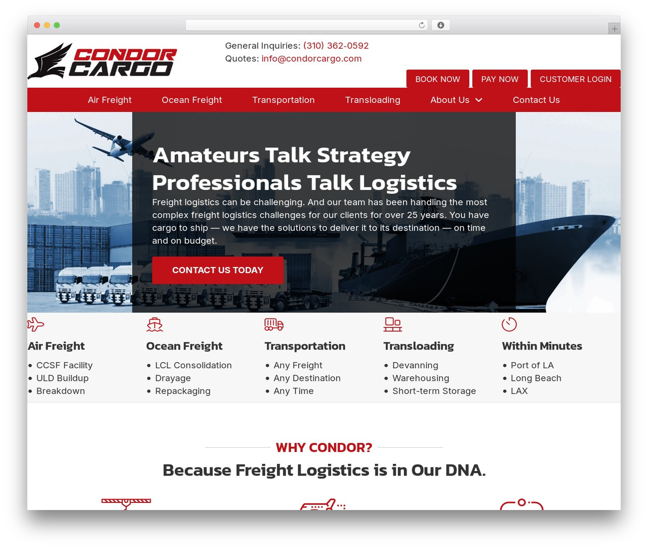 Theme WordPress Beaver Builder Theme - condorcargo.com