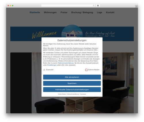 Theme WordPress Xcore - haus-erholung-juist.com
