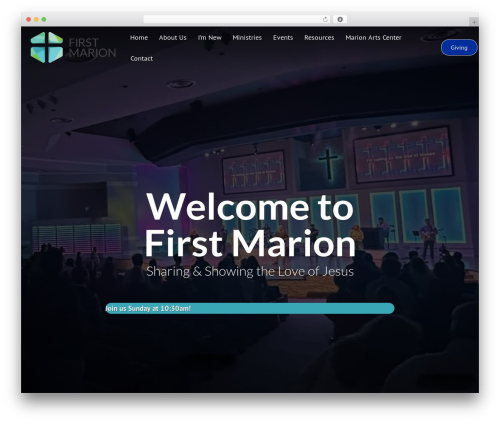 Ezchurch WordPress plugin - firstmarion.org