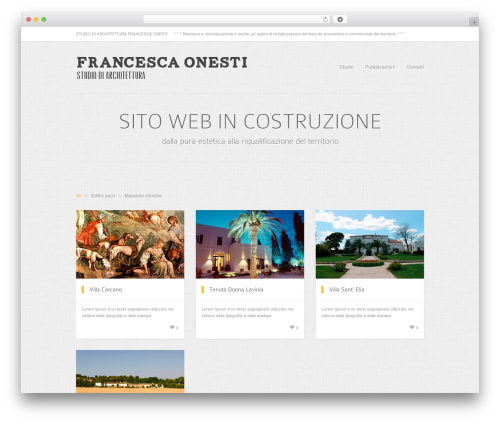 WordPress theme Rawa - francescaonesti.it