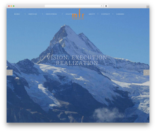 WordPress theme MFR - mfrconsultants.com