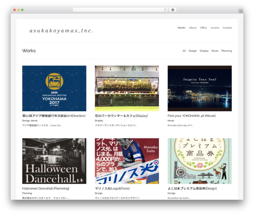 WordPress website theme Workality Plus - asukakoyamax.com