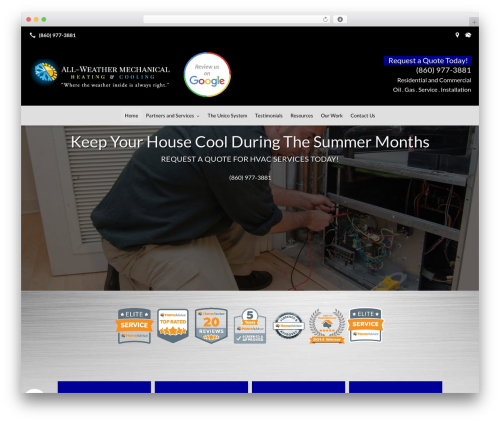 Beacon Theme WordPress theme - allweatherct.com