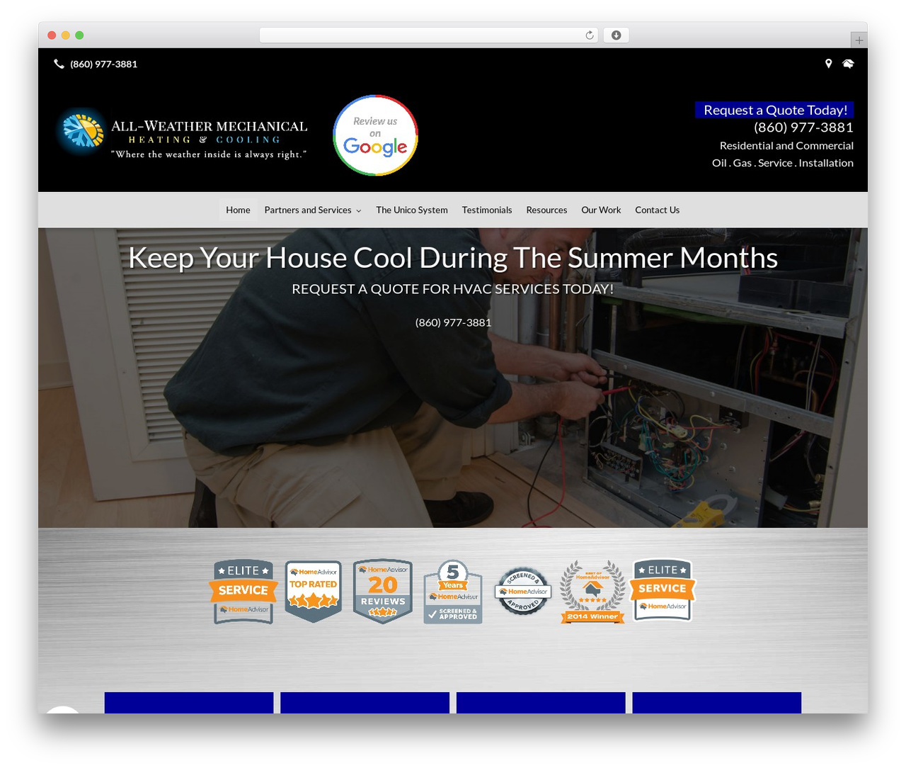 Beacon Theme WordPress theme - allweatherct.com