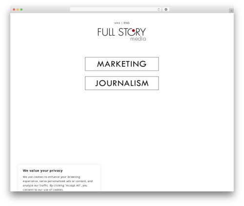 Divi WordPress theme - fullstory-media.com