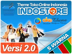 IndoStore Theme WordPress ecommerce theme by Tri Yuli Kurniawan