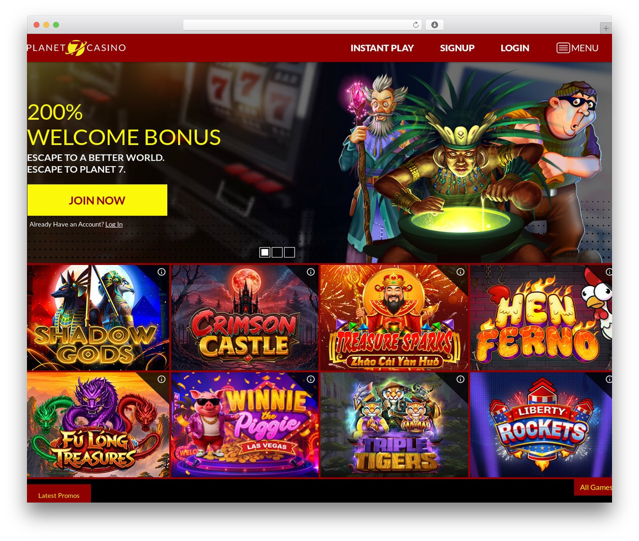 Newspaper-Planet-7 WP theme - planet7casino.com