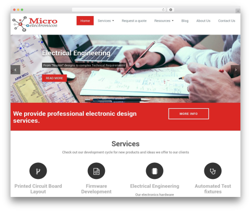 Rambo-Pro WordPress theme - microelectronicos.net