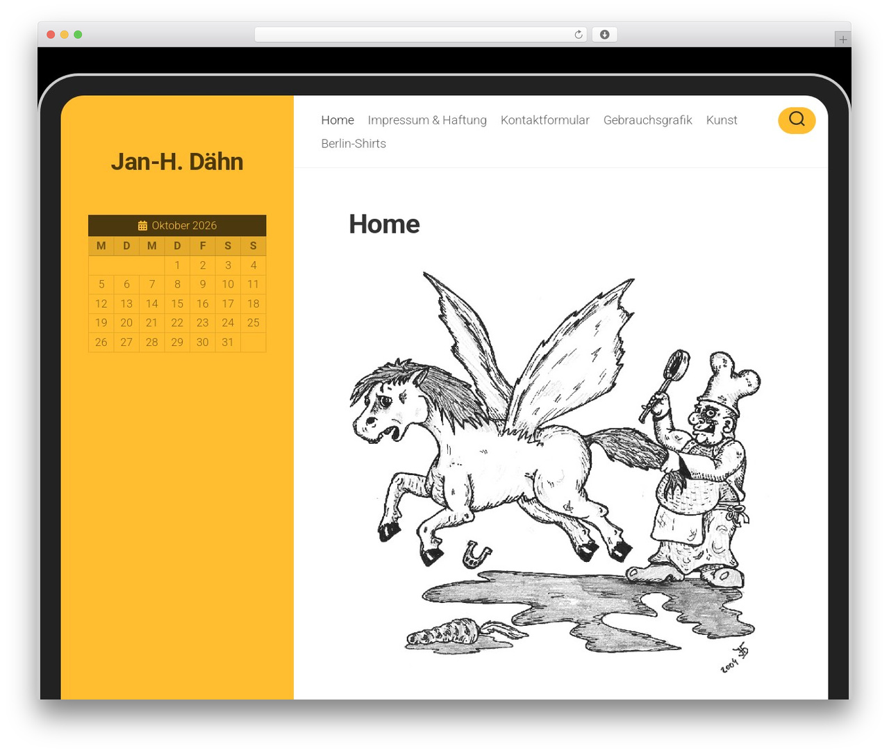 Screenplan theme WordPress - jhd-design.de